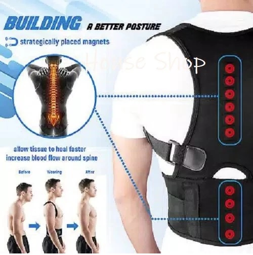 Alat Terapi Postur Korset Penyangga Tulang Punggung Badan Shoulder Back — 3