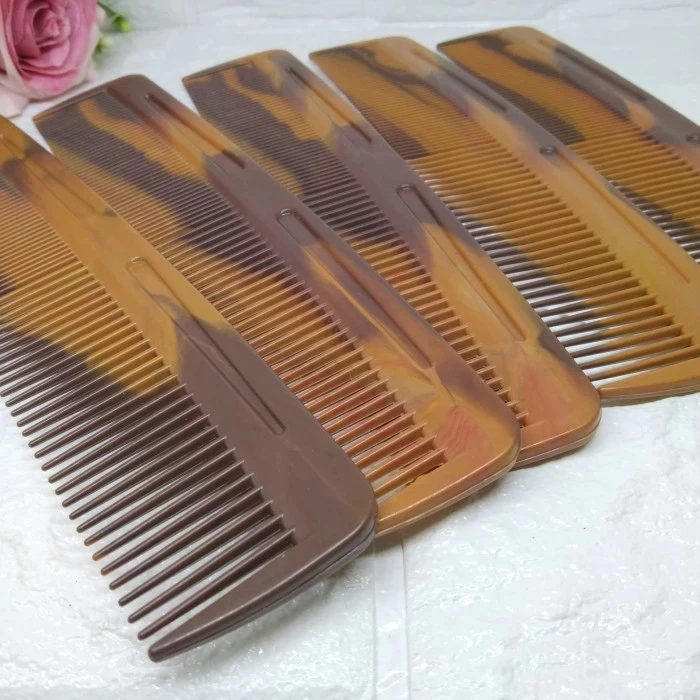 Sisir Rambut Twin Coklat Model Lurus Plastik Beauty Comb Nyaman — 4