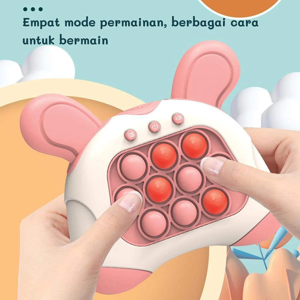 Mainan Pop it Game Console Elektronik Fidget Toys Push Bubble Game — 9