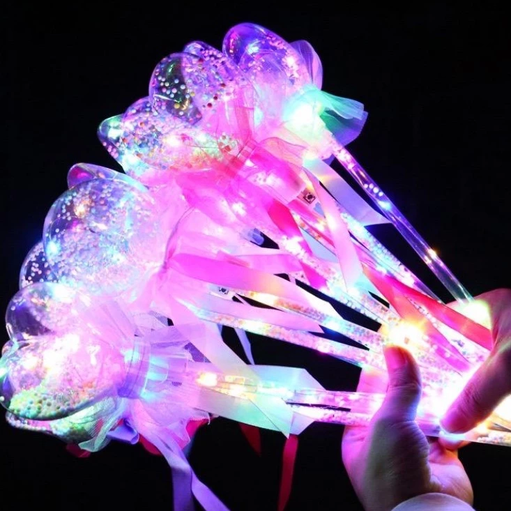Tongkat Sihir Lampu Peri Magic Cantik Mainan Anak LED Variasi Warna — 6