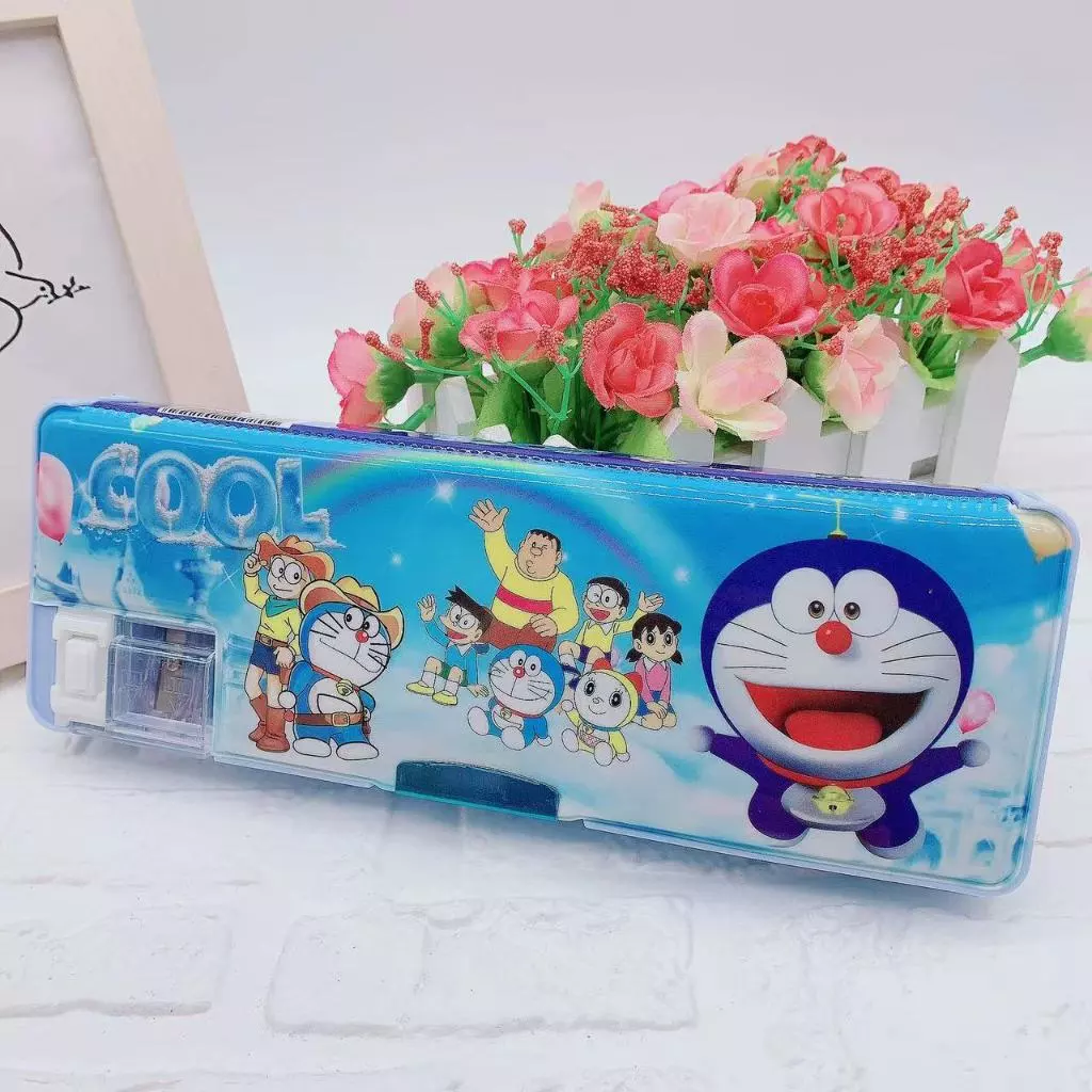 Kotak Pensil 2 Sekat Magnet Anak Sekolah TK SD Karakter Lucu Sanrio — 9
