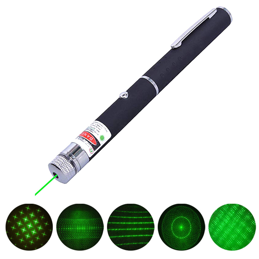 Laser Pointer Hijau 5 Mata Green Laser Pointer Multifungsi — 4