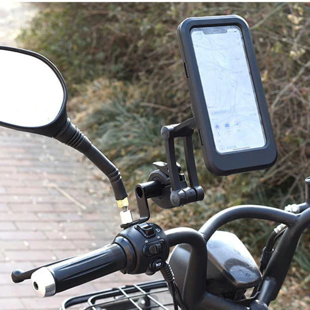 Stand Bracket Spion Holder Polos Dudukan Lampu Tembak Motor Handphone — 5