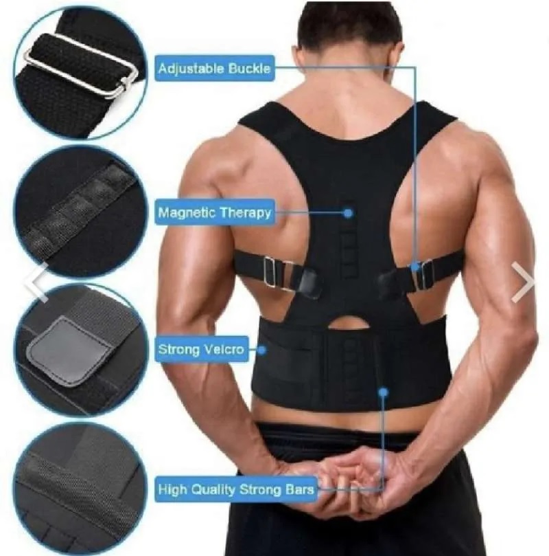 Alat Terapi Postur Korset Penyangga Tulang Punggung Badan Shoulder Back — 5