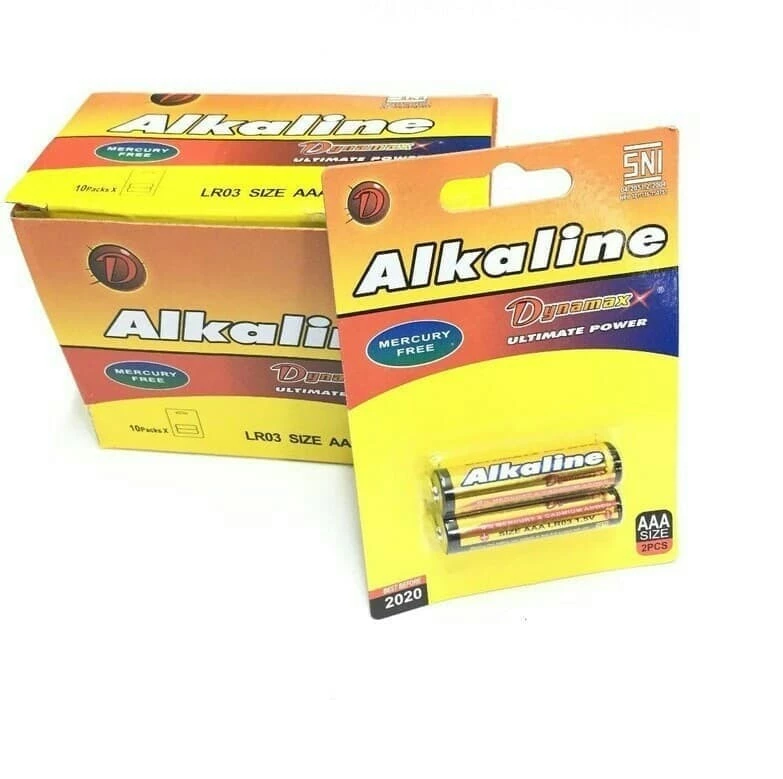 Baterai Alkaline Satuan LR6 AA Batu Batre Jam Dinding Remote TV — 5