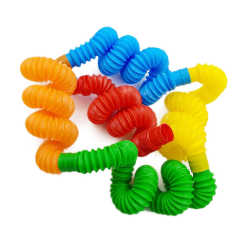 Mainan LED Pop Fidget Tubes Pop Tubes Lampu LED 60 Cm — 6