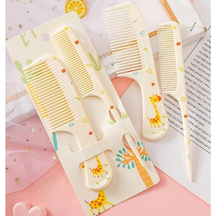 Sisir Rambut Korea Motif Gagang Jumbo Runcing Warna 2 Pcs — 6