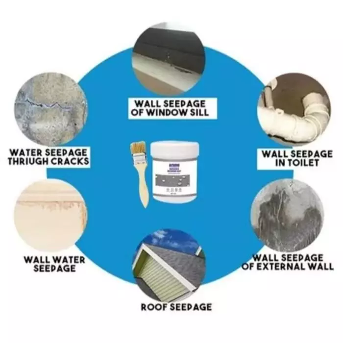 Jaysuing Lem Transparan Anti Bocor Waterproof Sealent Free Kuas — 6