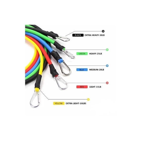 Alat Latihan Pilates, Yoga, dan Gym Resistance Bands 11in1 — 3