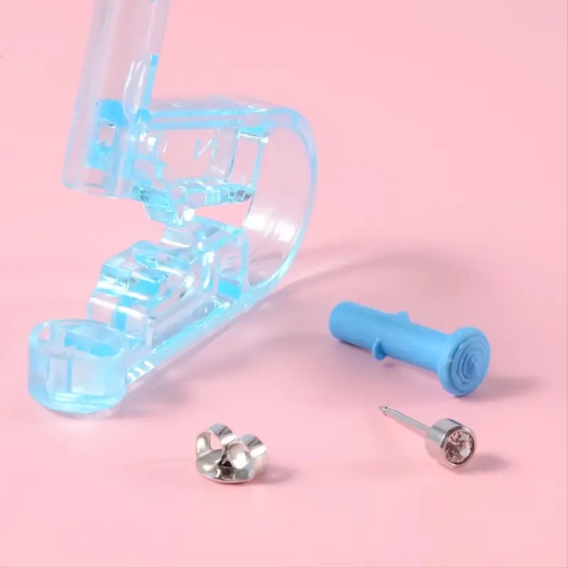 Alat Piercing Tindik Telinga Kuping Steril Sekali Pakai Gratis Alkohol — 8