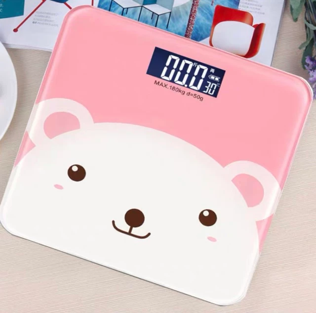 Timbangan Badan Digital LCD Karakter Hellokitty Kaca 180kg — 7
