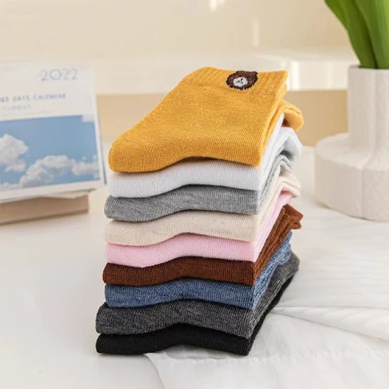Kaos Kaki Beruang Bear Ankle Cute Lucu Kekinian Perempuan Fashion — 9