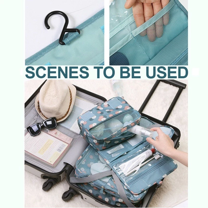 Travel Bag Storage Tas Penyimpanan Multifungsi Banyak Sekat Waterproof — 5