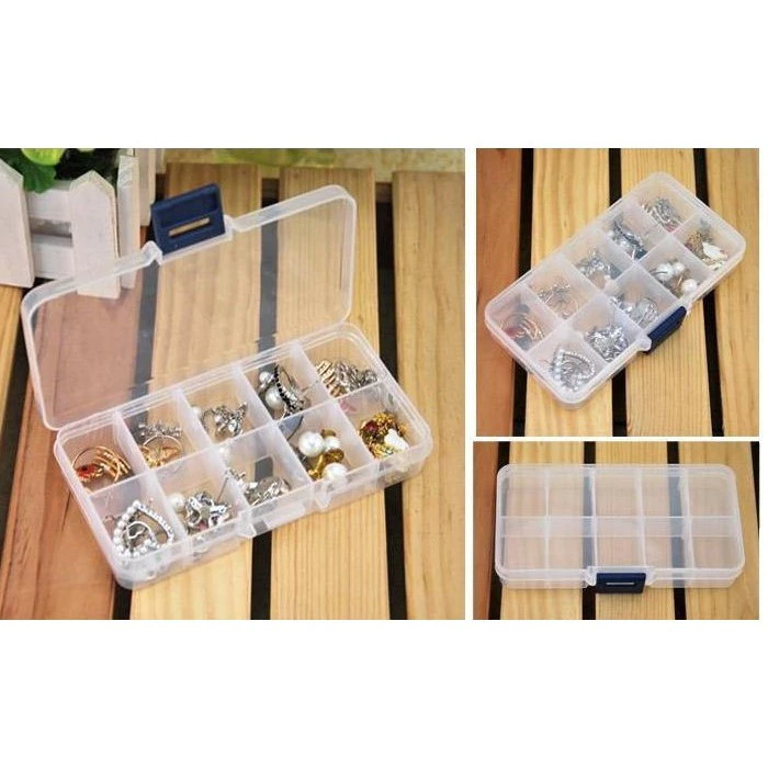 Kotak Obat Tempat Penyimpanan Obat Aksesoris 10 Sekat Multifungsi — 5