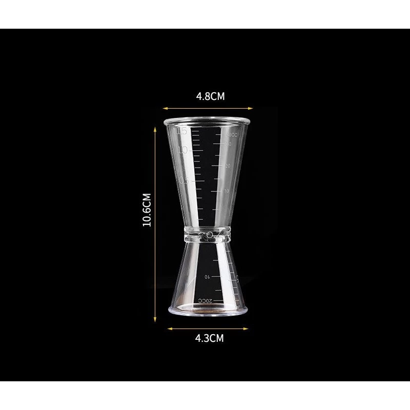 Gelas Ukur Takar Acrylic Jigger Measuring Cup Transparan — 8