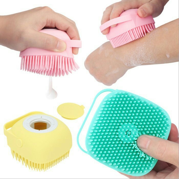 Sikat Pembersih Badan Bath Brush Silicone Halus Yang Aman Kulit — 5