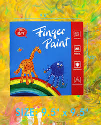 Buku Mainan Edukasi Anak Finger Hand Painting Book Montessori Melukis — 8