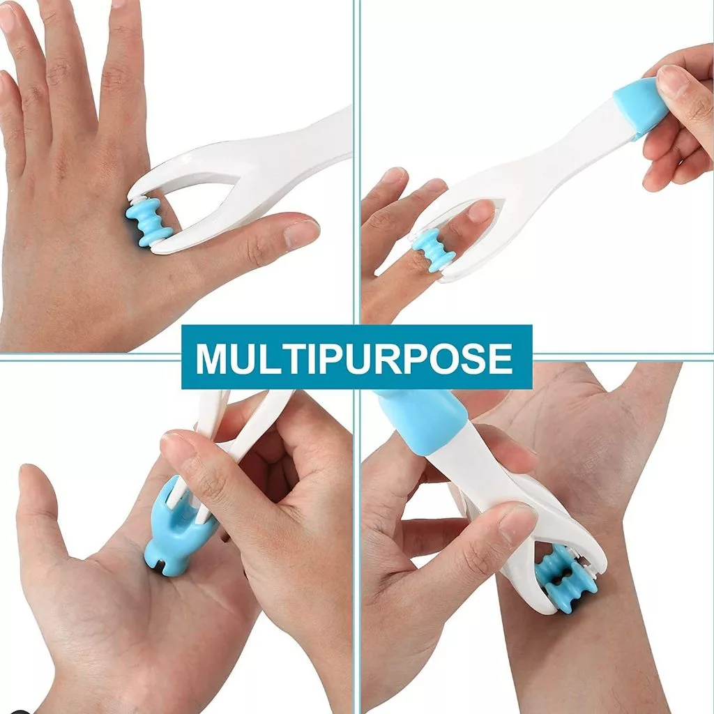 Alat Pijit Jari Tangan Kaki 2 in 1 Finger Roller Magnet Massager — 7