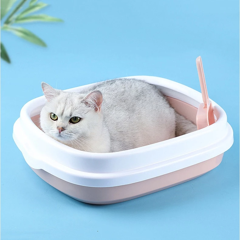 Tempat Buang Kotoran Hewan Sekop Wadah Pasir Kucing Cat Litter Box — 5
