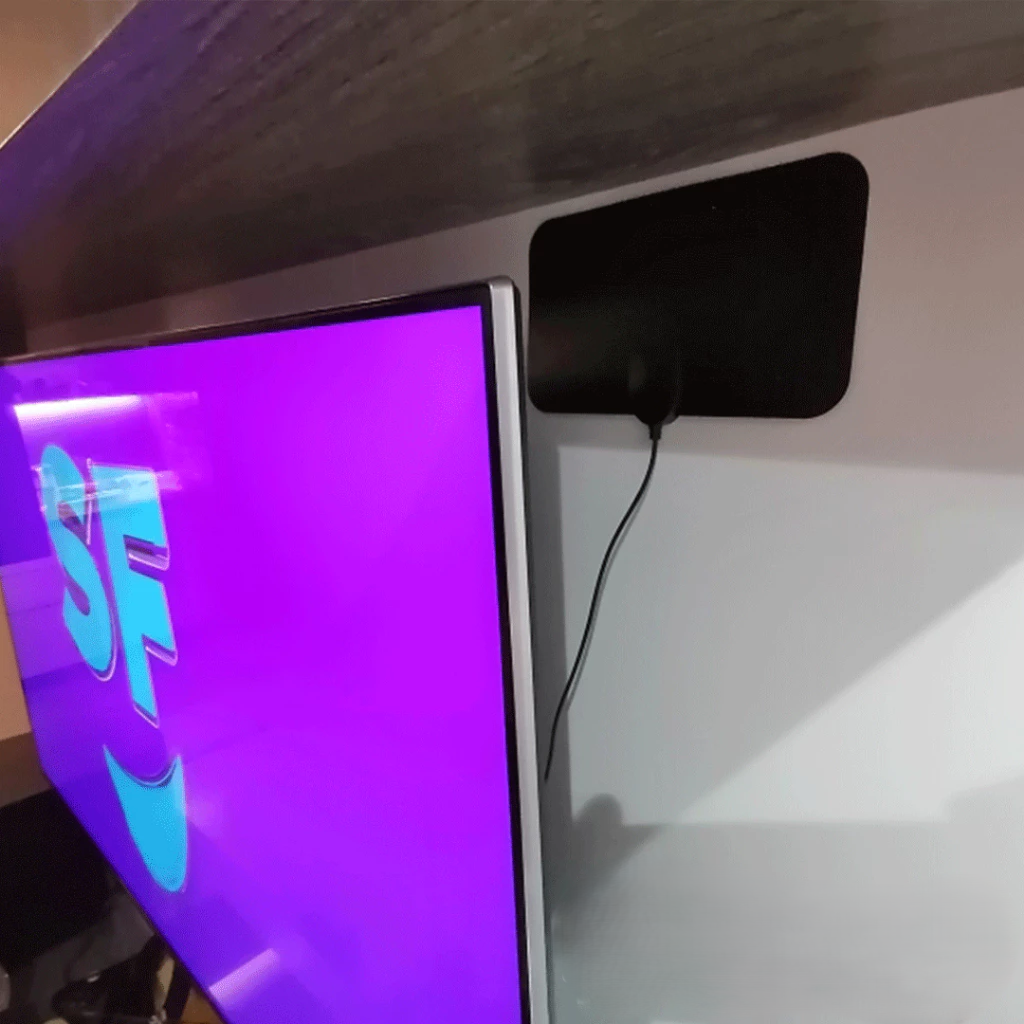 Antena Tv Televisi Digital Indoor Penguat Sinyal High Gain Taffware — 7
