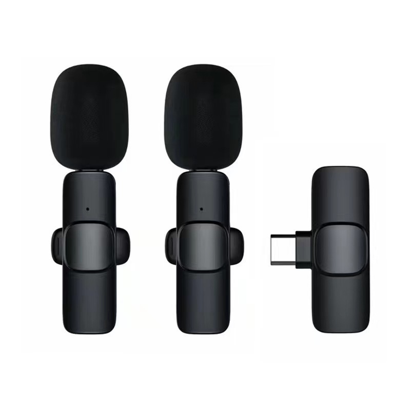 Microphone Mic Clip On Wireless Vlogger Content Creator Mikrofon — 6