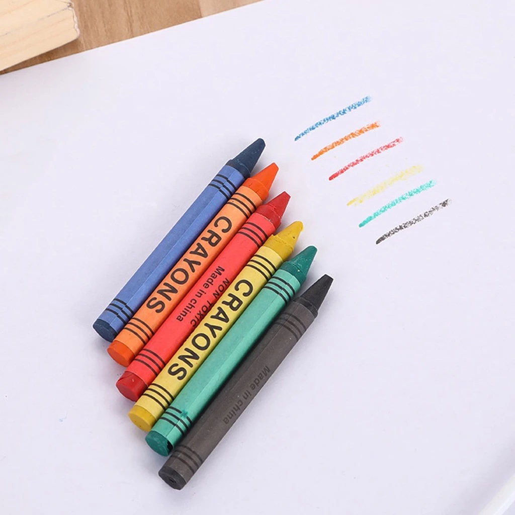 Art Set Pensil Crayon Set Gambar Anak Isi 24 Warna Non Toxic — 7