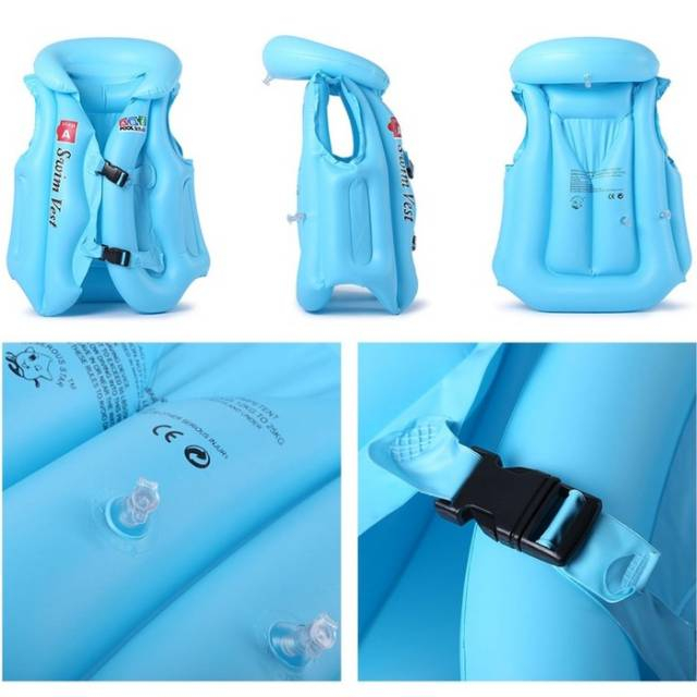 Pelampung Rompi Renang Anak Dewasa Swim Vest Strap Adjustable — 9
