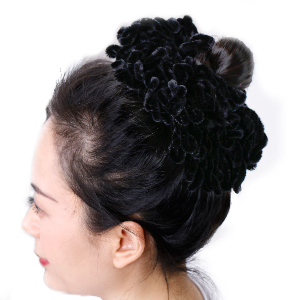 Kunciran Ubur Ubur Jumbo 100 JuntaI Ikat Rambut Scrunchie Cepolan Hijab — 9