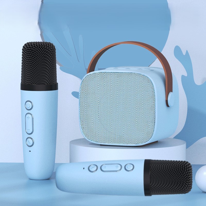 Mini Speaker Bluetooth Karaoke Set Full Bass Portable Wireless — 9