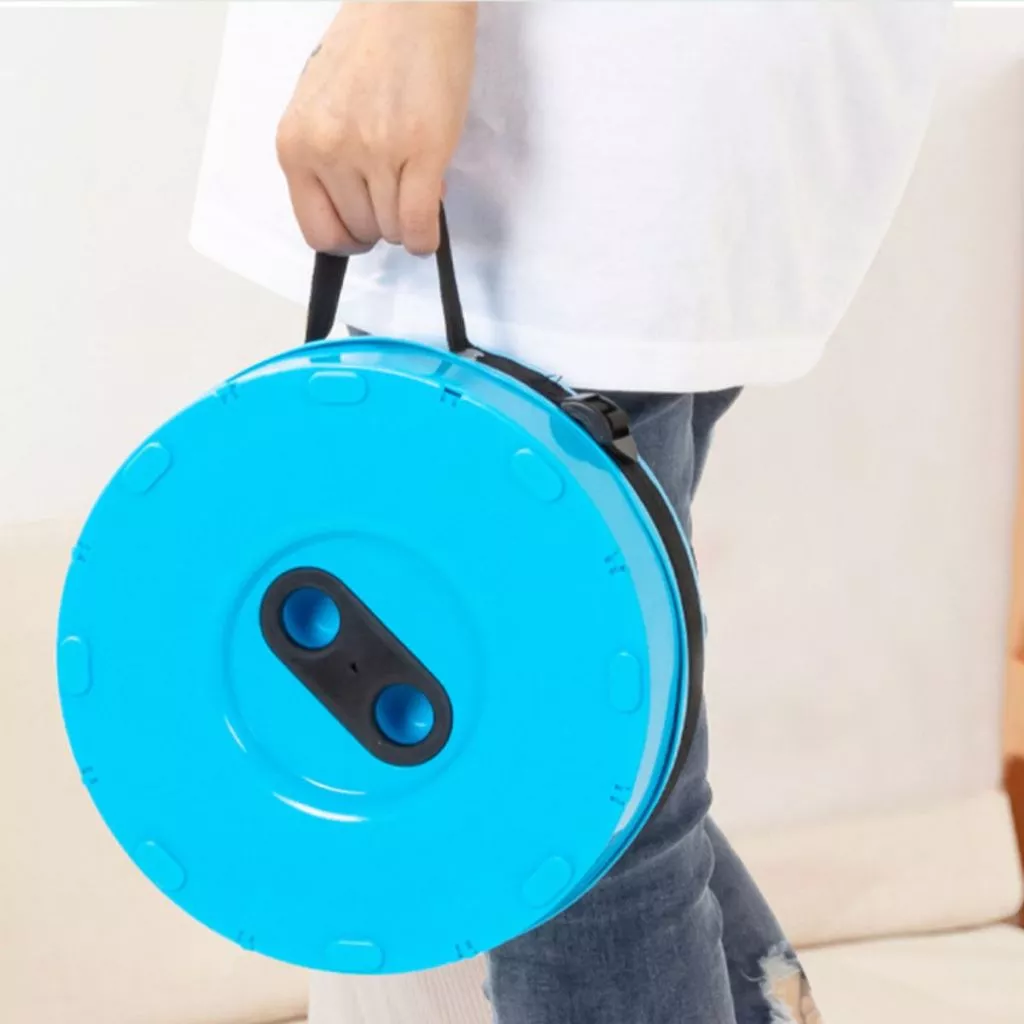 Kursi Bulat Lipat Teleskopik Outdoor Santai Camping Traveling Portable — 3