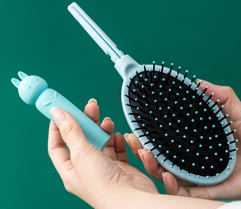 Sisir Oval Bulat Motif Bawah Boneka - Sisir Anak Lucu dengan Bentuk Oval — 3