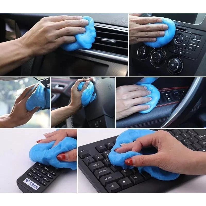 Slime Jelly Cleaner Pembersih Debu Sela Dashboard Mobil Keyboard — 7