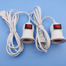 Fitting Lampu Gantung Kabel Putih Saklar On Off Colokan Fleksibel — 9