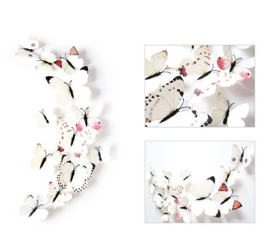 Stiker Dinding Kupu Kupu Wall Sticker Butterfly 3D Dekorasi PVC tape — 6