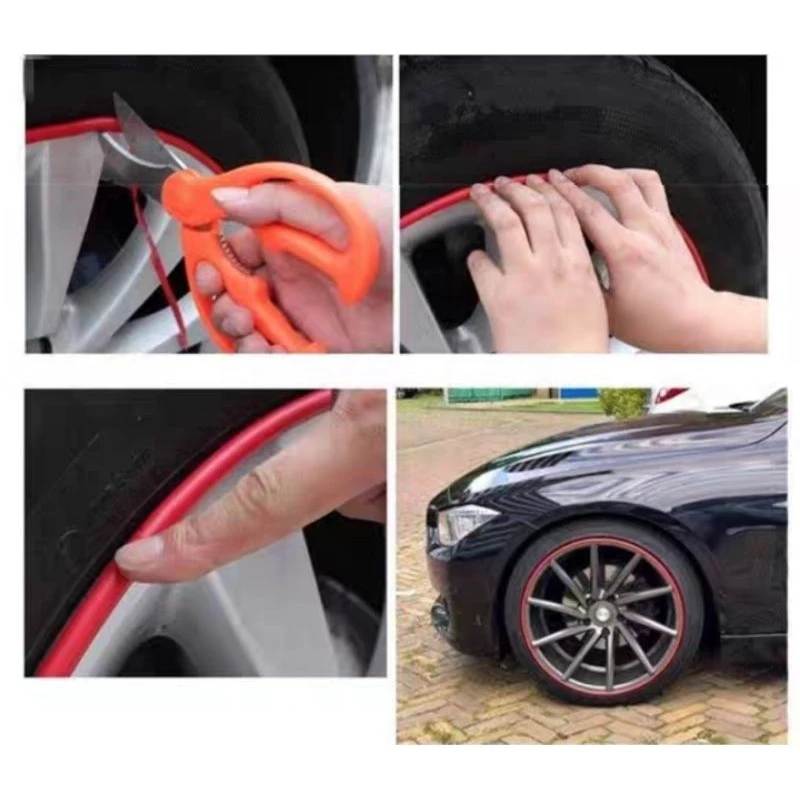 Wheel Protector Karet Pelindung Velg Mobil 4 Roda Rim Protector — 10