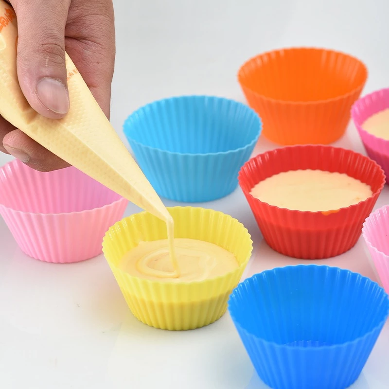 Cetakan Kue Silikon Food Grade Praktis Bekal Bento Anak Cupcake dan Muffin — 4
