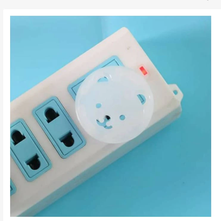 Penutup Colokan Stop Kontak Socket Cover Pelindung Anak PVC — 5