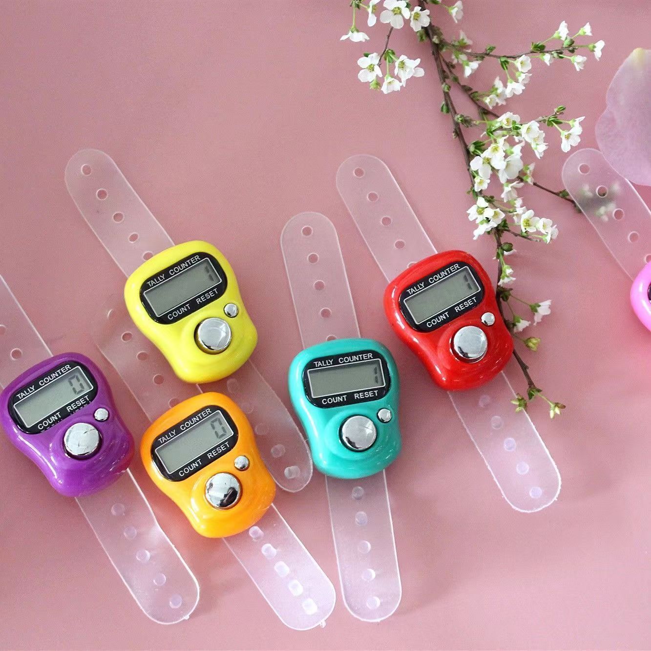 Tasbih Elektrik Tasbih Digital Mini Finger Counter Penghitung Digital — 4