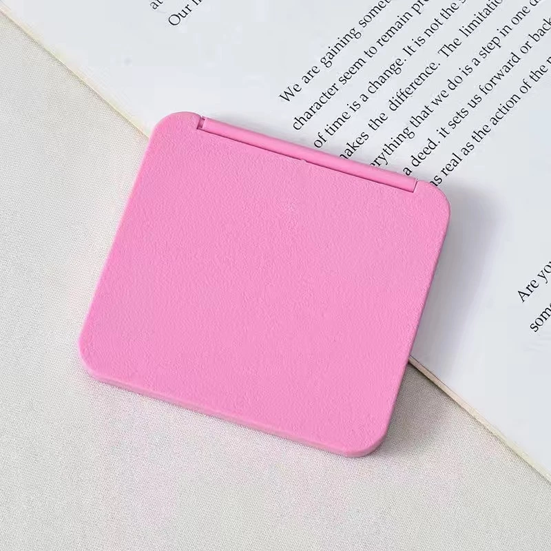 Cermin Lipat 2 Sisi Persegi Kaca Make Up Polos Mini Mirror Decor Sticker — 9