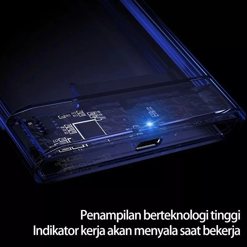 Casing Hardisk Laptop Sata External Case USB Desain Elegan Portable — 3