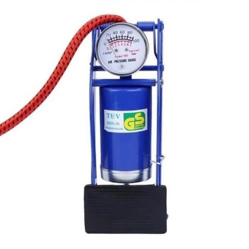 Pompa Angin Injak Portable Bola Ban Mobil Motor Sepeda Foot Pump Praktis — 4
