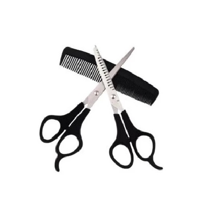 Gunting Sisir Sasak Set Alat Potong Rambut 3 in 1 Peralatan Styling — 5