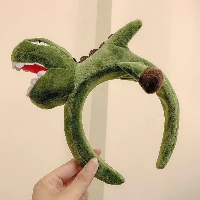 Bando Boneka Lucu Motif Binatang Korean Style Fluffy Hairband Karakter