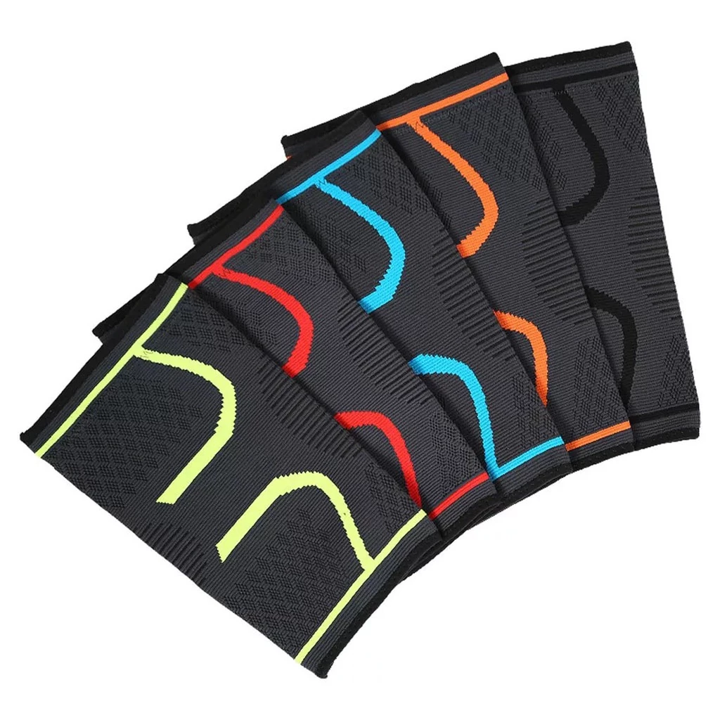 Deker Lutut Olahraga Elastis Nylon Sport Compression Knee Pad — 9