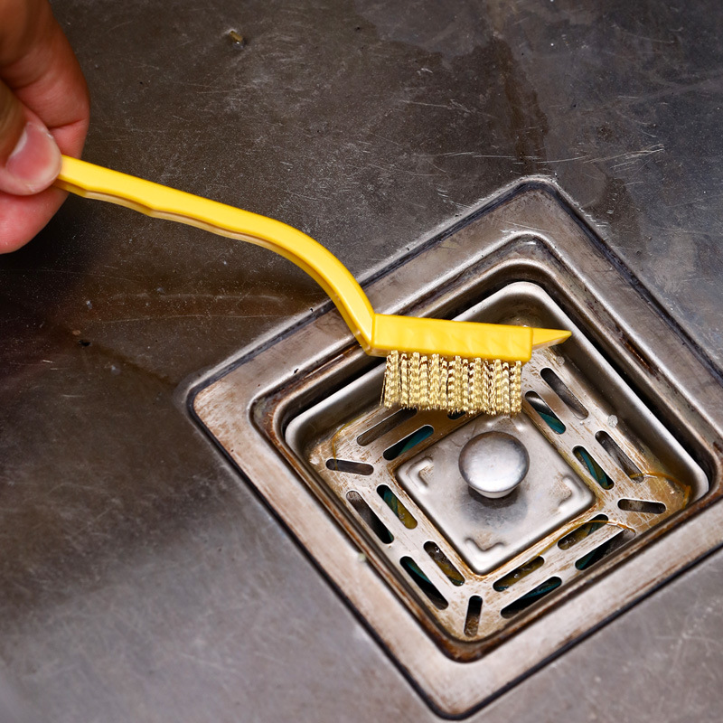 Sikat Kawat Set 3 in 1 Mini Wire Brush Alat Pembersih Kotoran Sulit — 3