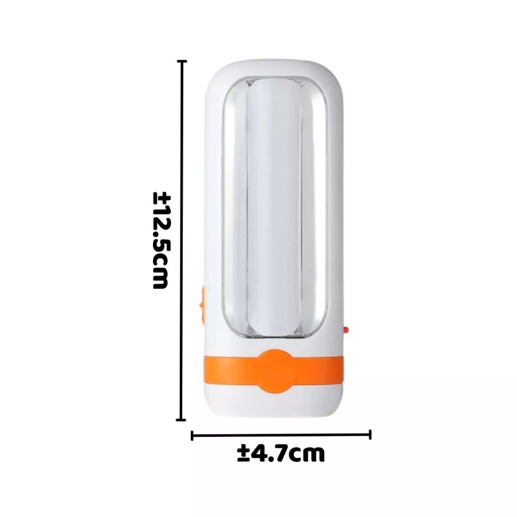 Lampu Senter Emergency Hemat Energi Terang Praktis Rechargeable — 6