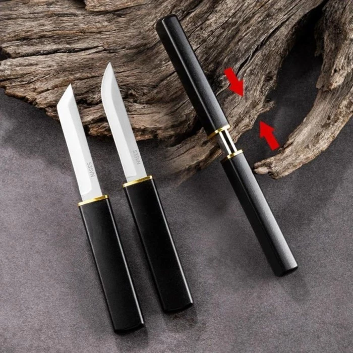 Pisau Dapur 2 in 1 Pemotong Pengiris Daging Sayur Buah Chef Knife