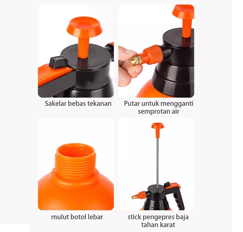 Botol Semprotan 2L Sprayer Disinfektan Tanaman Air Burung Serbaguna — 6