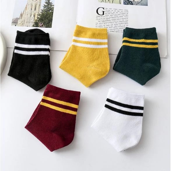 Kaos Kaki Panjang Pria Import Dengan Garis Ringan Dan Nyaman — 7