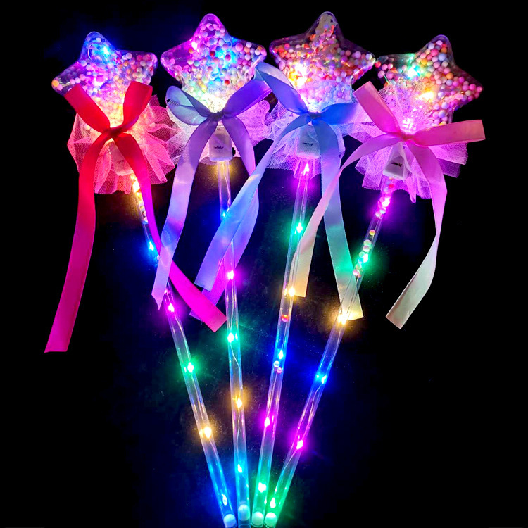 Tongkat Sihir Lampu Peri Magic Cantik Mainan Anak LED Variasi Warna — 8